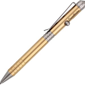 SMOOTHERPRO Bolígrafo de acción de perno de latón macizo, tamaño corto, compatible con repuesto Parker, clip de acero inoxidable, peso medio, para SMOOTHERPRO Bolígrafo de acción de perno de latón macizo, tamaño corto, compatible con repuesto Parker, clip de acero inoxidable, peso medio, para