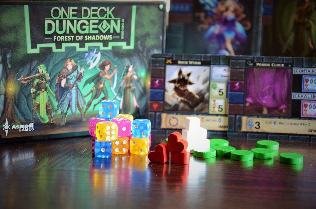 Asmadi Games One Deck Dungeon Forest of Shadows Juegos de mesa