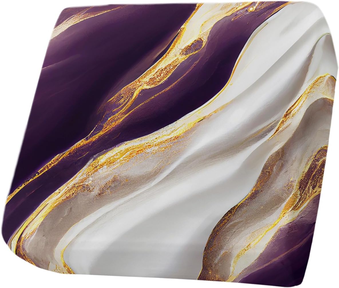 Fundas de cojín para sofá, diseño de mármol morado y dorado, textura de arte abstracto, elásticas para sofá, fundas protectoras de muebles para