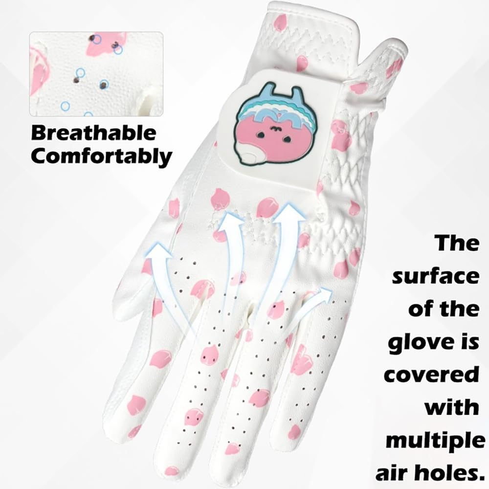 yesntmomo Ladies Women’s Washable Golf Gloves Both Hands,Non-Slip Golf Gloves Elastic Fabric Breathable,Left Right Handed rain hot Golf Accessories