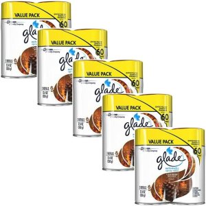 Glade Repuesto automático de ambientador en aerosol, maderas de cachemira, 12.4 onzas, 2 recambios (paquete de 10) Glade Repuesto automático de ambientador en aerosol, maderas de cachemira, 12.4 onzas, 2 recambios (paquete de 10)