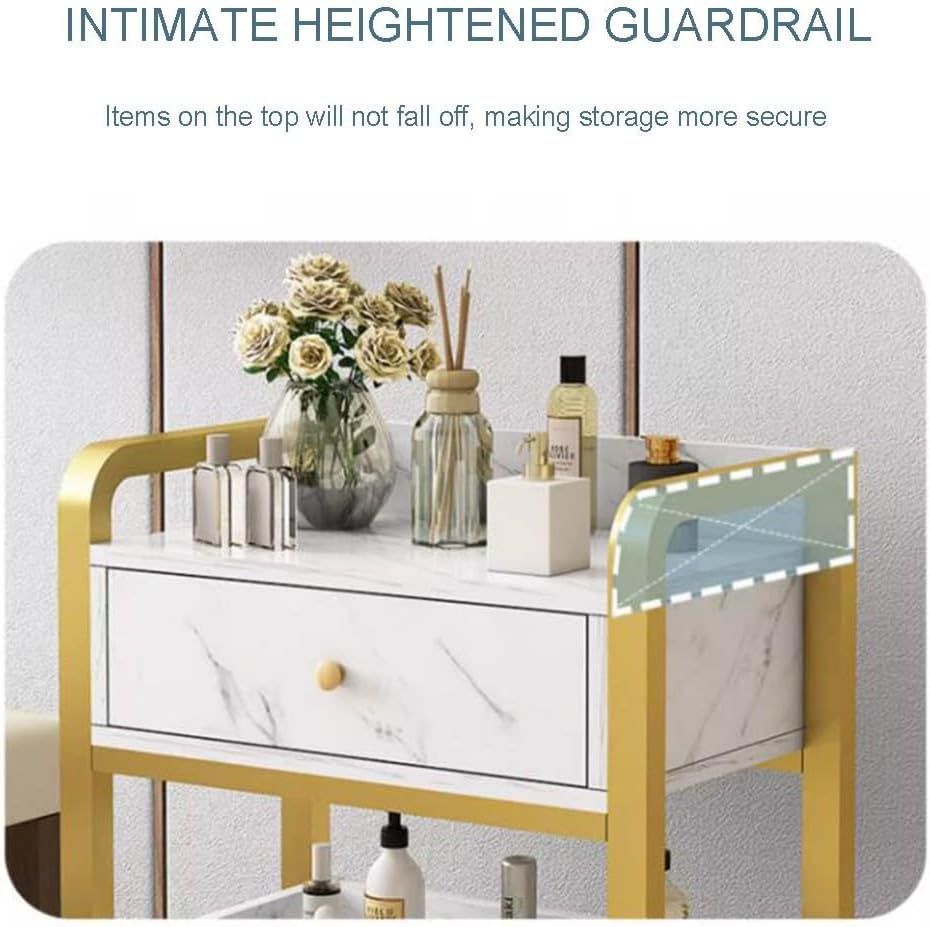 Gabinete de almacenamiento para estaciones de peluquería con ruedas, multiusos, soporte para carrito de salón de belleza, equipo de estilista para