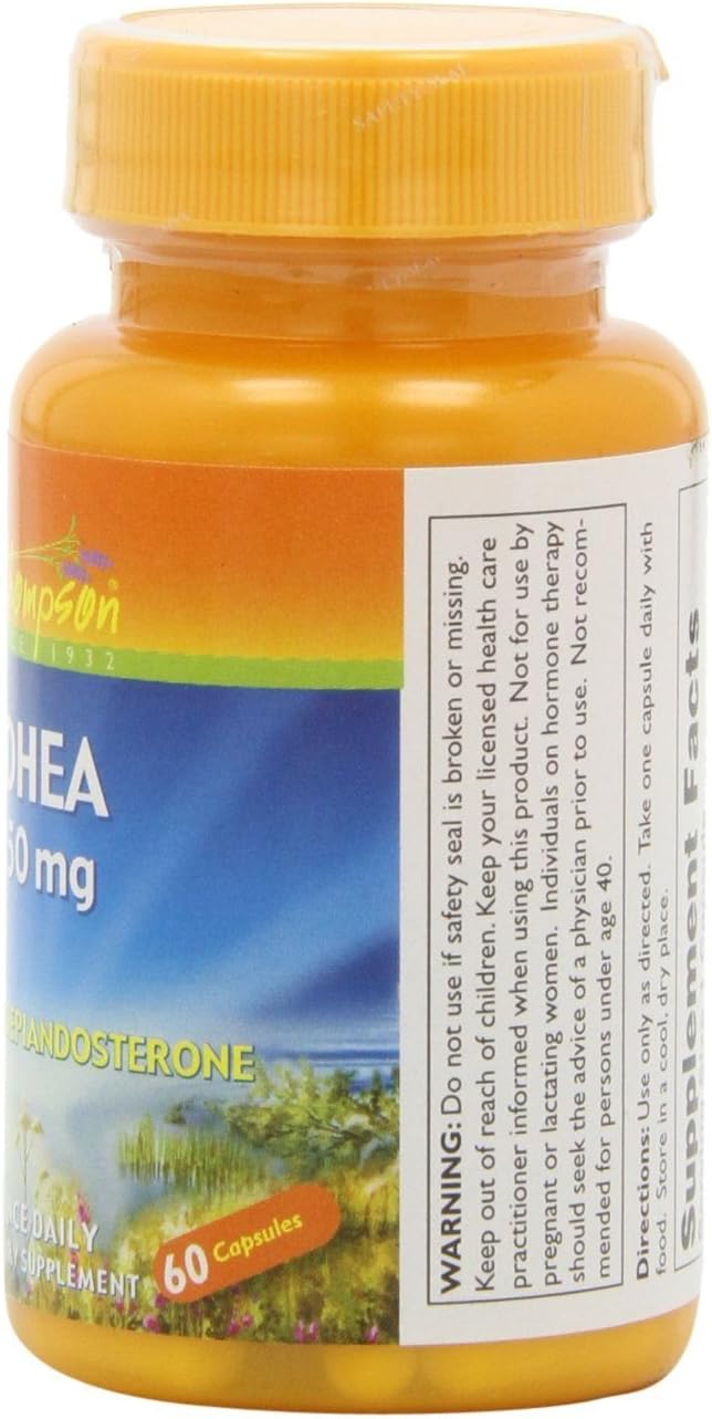 Thompson DHEA, Cápsula (Btl-Plástico) 50mg 60ct