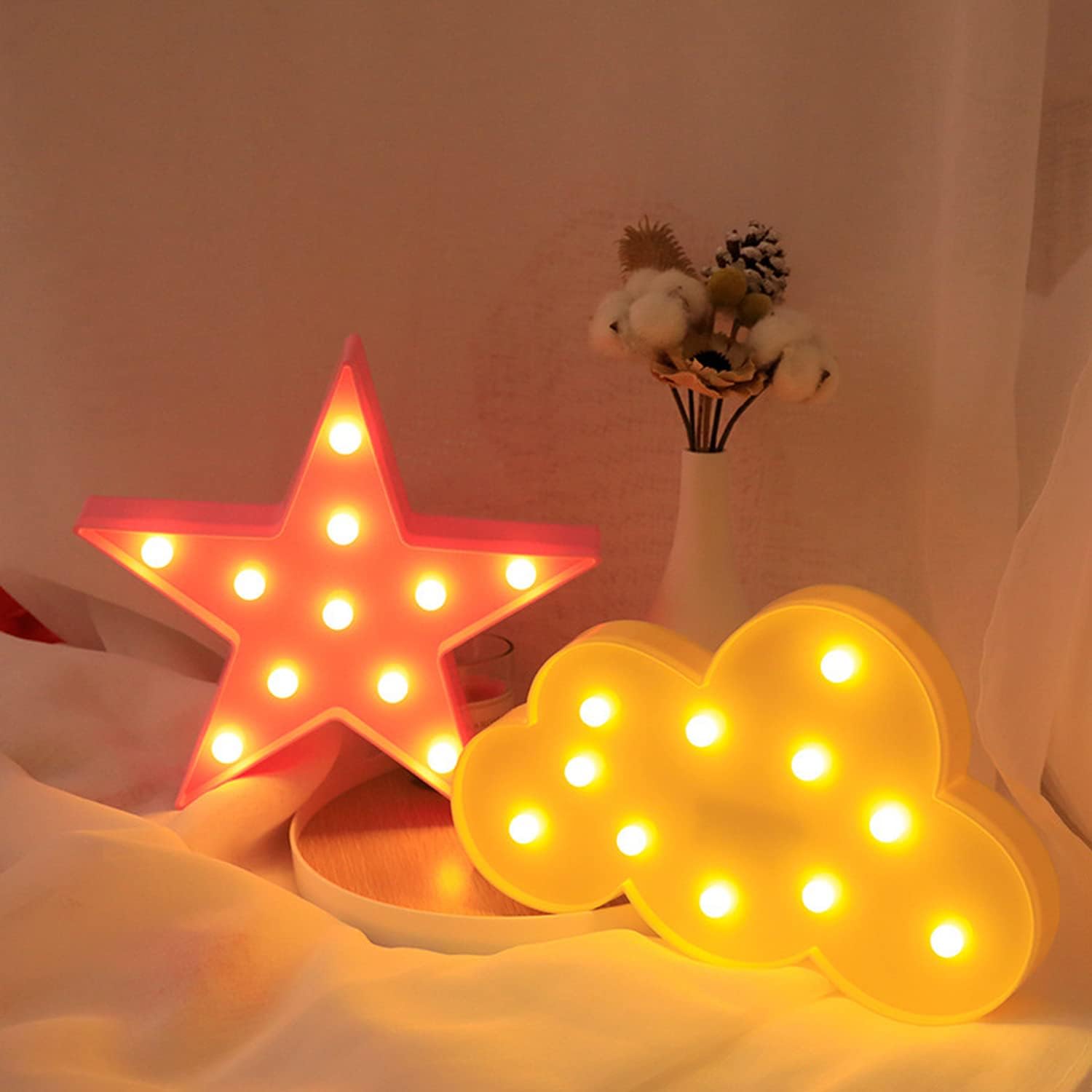 Clouds Night Light,Cute Baby Room Decoration Night Light, Party Party Shiny Decorative Ornament.