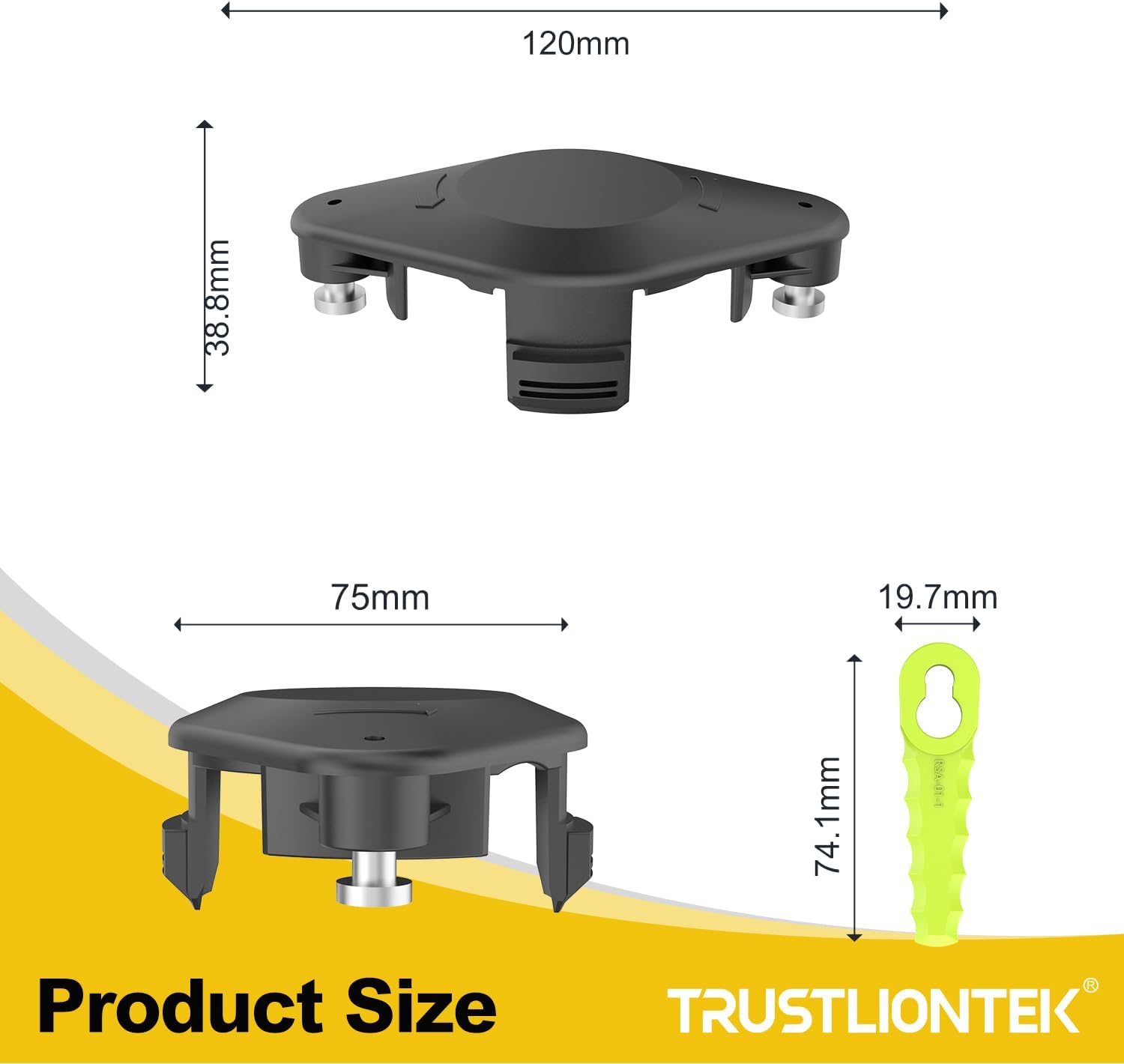 Cabezal de cuchilla para malezas, compatible con desbrozadoras Ryobi de 18 voltios, 24 voltios y 40 voltios, puede reemplazar el cabezal de