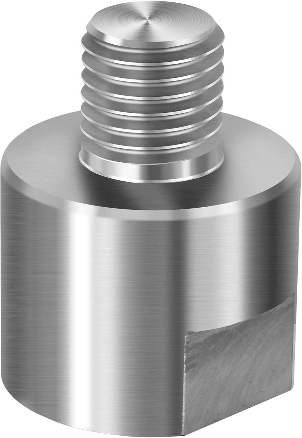 Adaptador de husillo de cabezal de torno, convierte 1-14 “x 8TPI a 1” x 8TPI para torno de carpintería