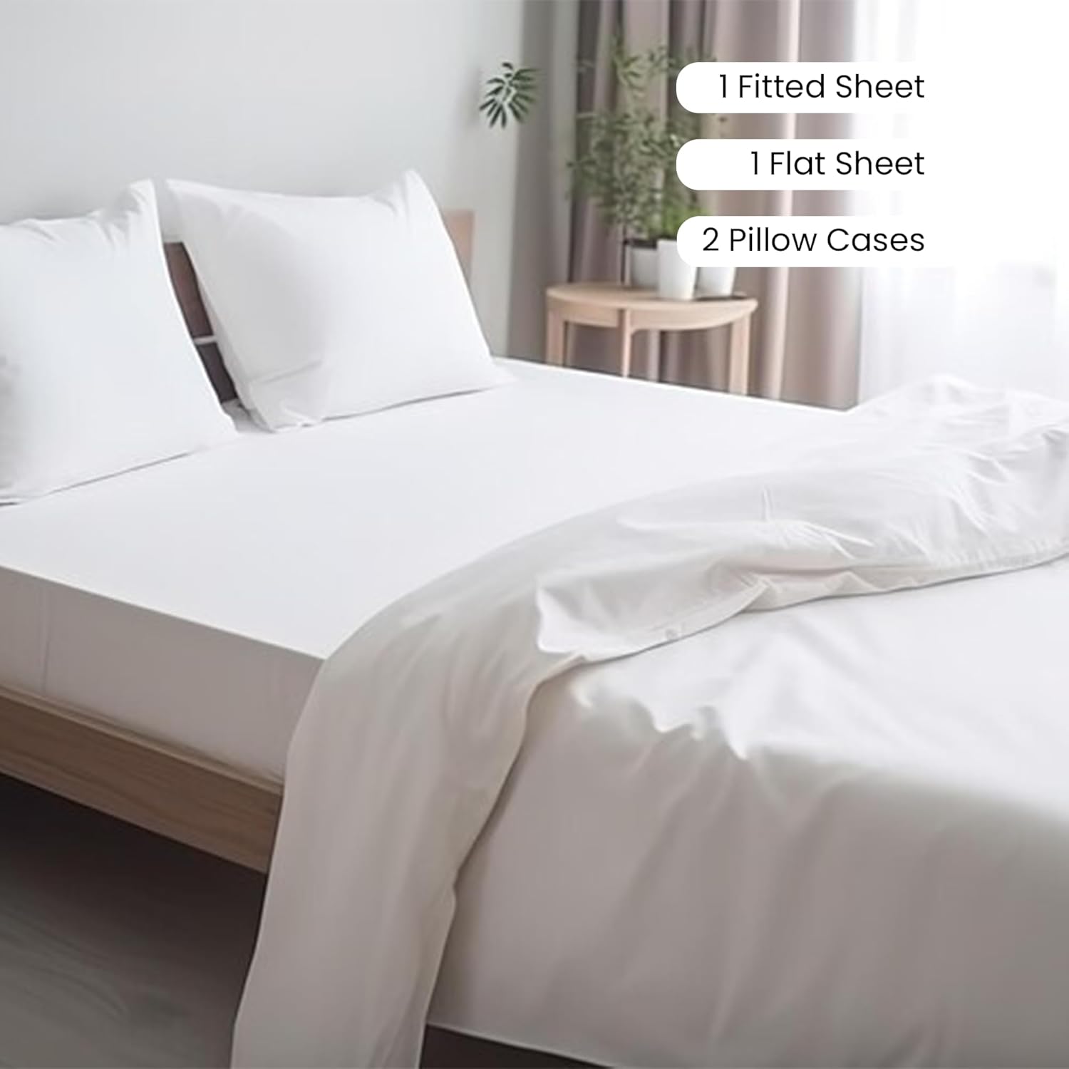 Juego de sábanas tamaño California King de algodón egipcio de 1000 hilos, ropa de cama de 4 piezas de tejido de satén de 18 pulgadas, bolsillo extra