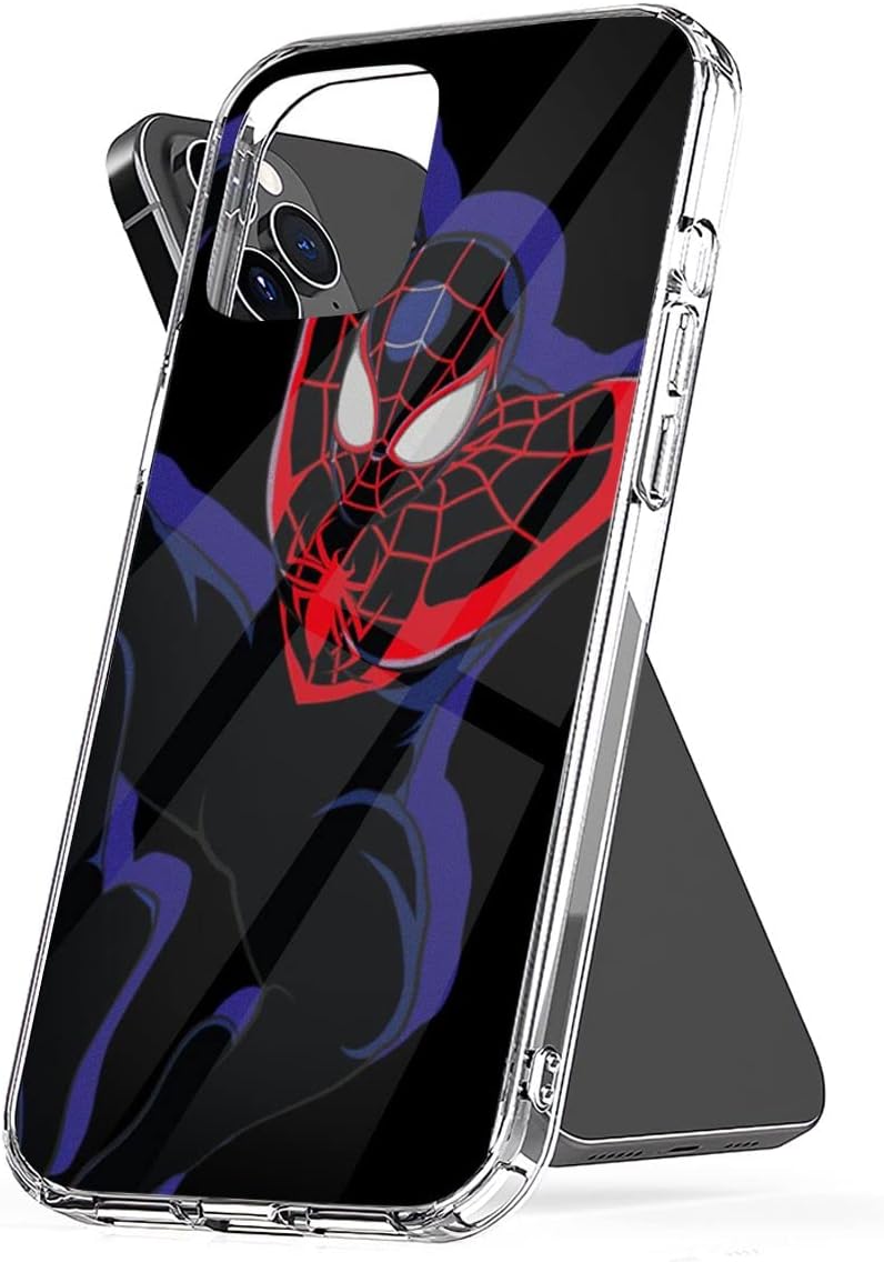 Funda de teléfono Miles Cover Morales impermeable Accesorios compatibles con iPhone 15 14 13 Pro Max Mini 12 11 X Xs Xr 8 7 6 6s Plus Transparente