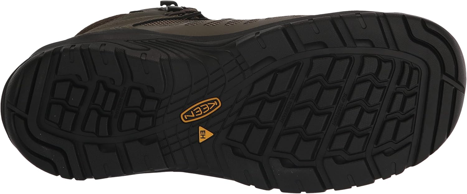 Keen Utility Reno para hombre de altura media, puntera compuesta, flexible, impermeable, atlética