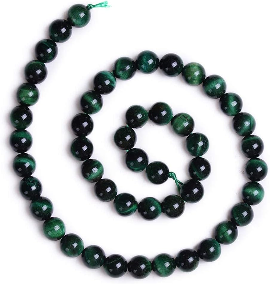 Cuentas sueltas de piedras preciosas naturales, redondas, lisas y redondas de aproximadamente 15 pulgadas, collar para hacer joyas (0.236 pulgadas,