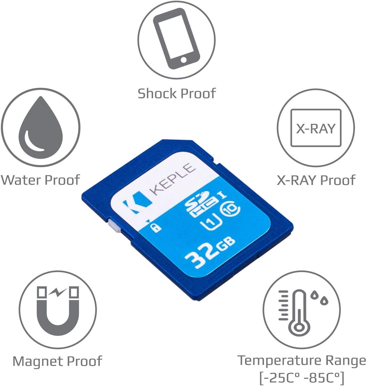 Tarjeta SD de 32 GB clase 10 de alta velocidad compatible con Nikon Coolpix W100, B500, B700, A900, A100, S6500, S5200, S9500, S3500, S3600, S5300,