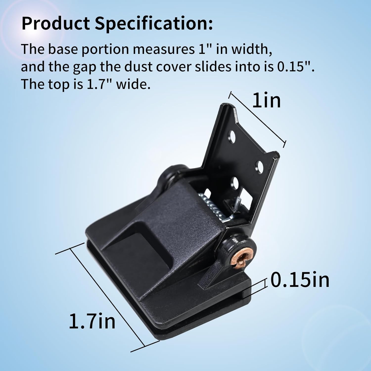 1 paquete de piezas giratorias de bisagra de cubierta antipolvo compatibles con Akai AP-206, AR – AR The Turntable, BSR – Quanta 450SX, Kenwood –