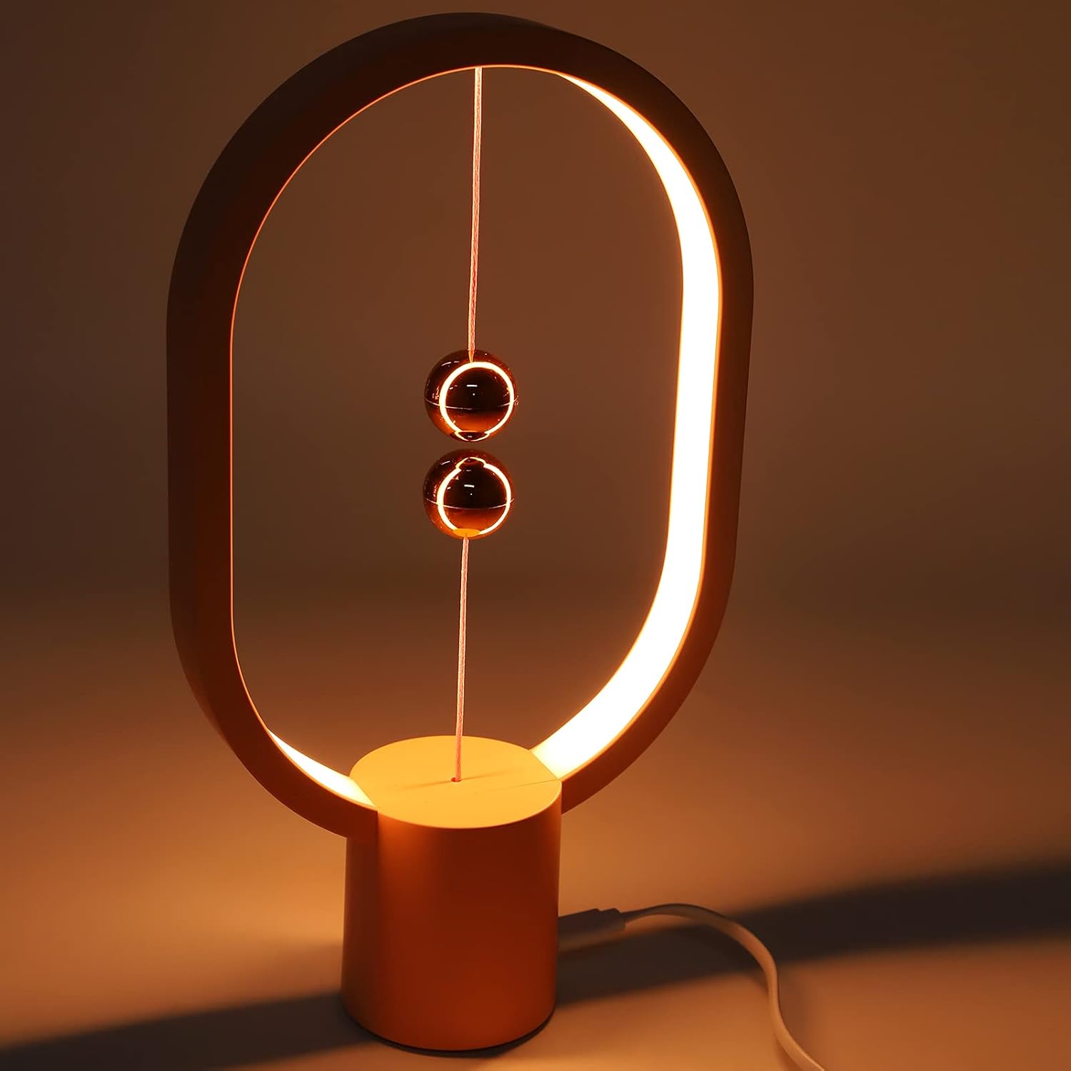 Lámpara de equilibrio LED con interruptor magnético creativo de aire para dormitorio y oficina, perfecta para uso a largo plazo, ya sea que la uses
