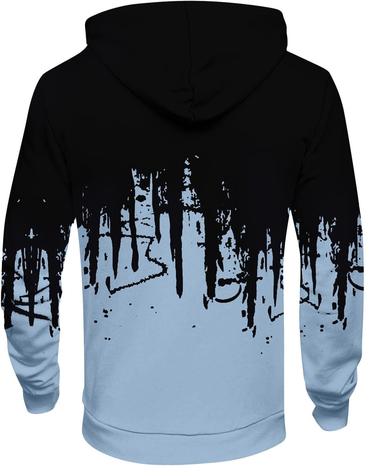 WENKOMG1 Conjunto deportivo de bloques de color para hombre, sudadera y pantalones deportivos de 2 piezas con gráficos de primavera y otoño
