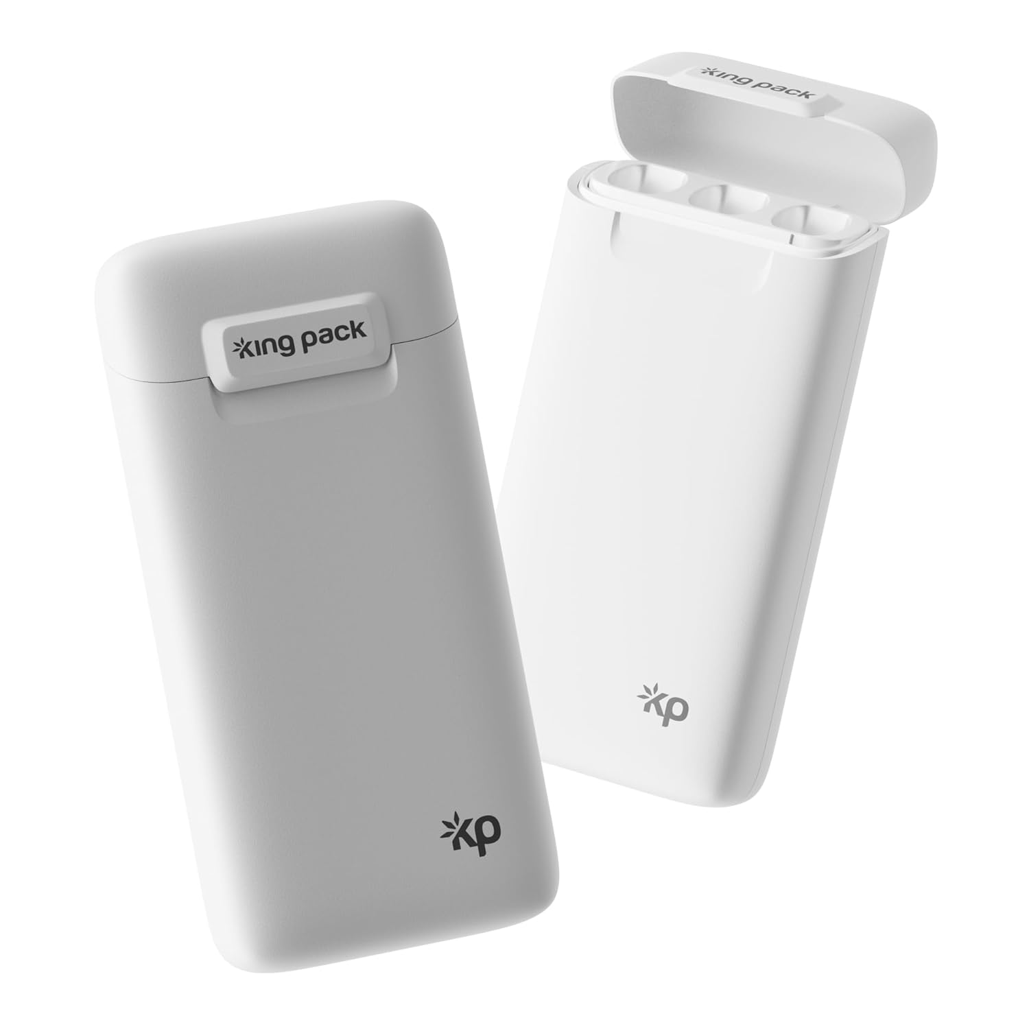Estuche para cigarrillos, contenedor a prueba de olores, accesorios para fumar, conos crudos, papel de liar, color gris
