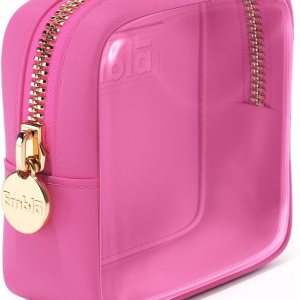 Embla Bolsa de maquillaje transparente para mujer, bolsa de cosméticos transparente, bolsas de cosméticos con cremallera, lindas bolsas de nailon Embla Bolsa de maquillaje transparente para mujer, bolsa de cosméticos transparente, bolsas de cosméticos con cremallera, lindas bolsas de nailon