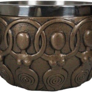 Ebros Gift Wicca Metafísica Energía Positiva Espiritual Divinidad Chamán Espiritual Espiral Triple Diosa Manchas Cuenco Estatuilla Scrying Vessel Ebros Gift Wicca Metafísica Energía Positiva Espiritual Divinidad Chamán Espiritual Espiral Triple Diosa Manchas Cuenco Estatuilla Scrying Vessel