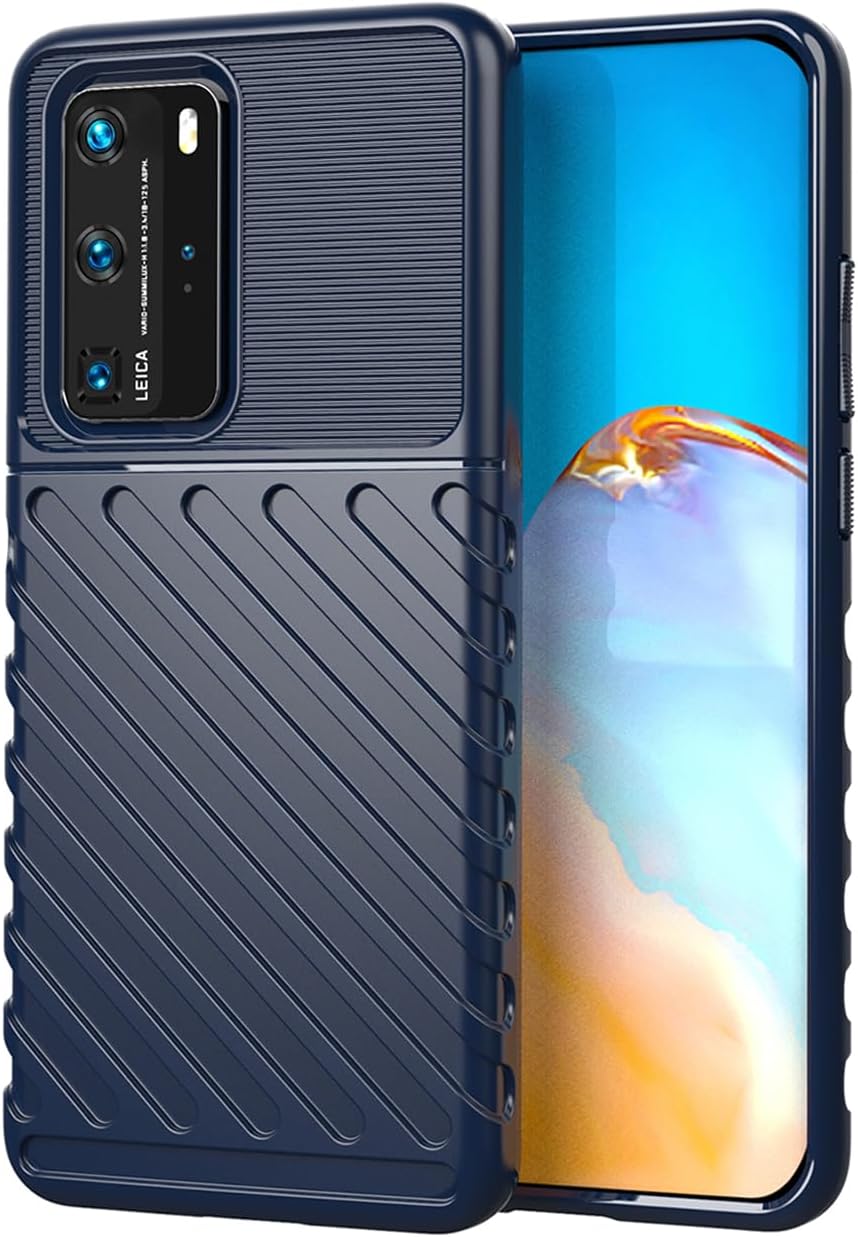 Funda de teléfono para Huawei P40 Pro, Huawei P40Pro ELS-N04, grado militar, a prueba de golpes, resistente a los arañazos, TPU suave, contraportada