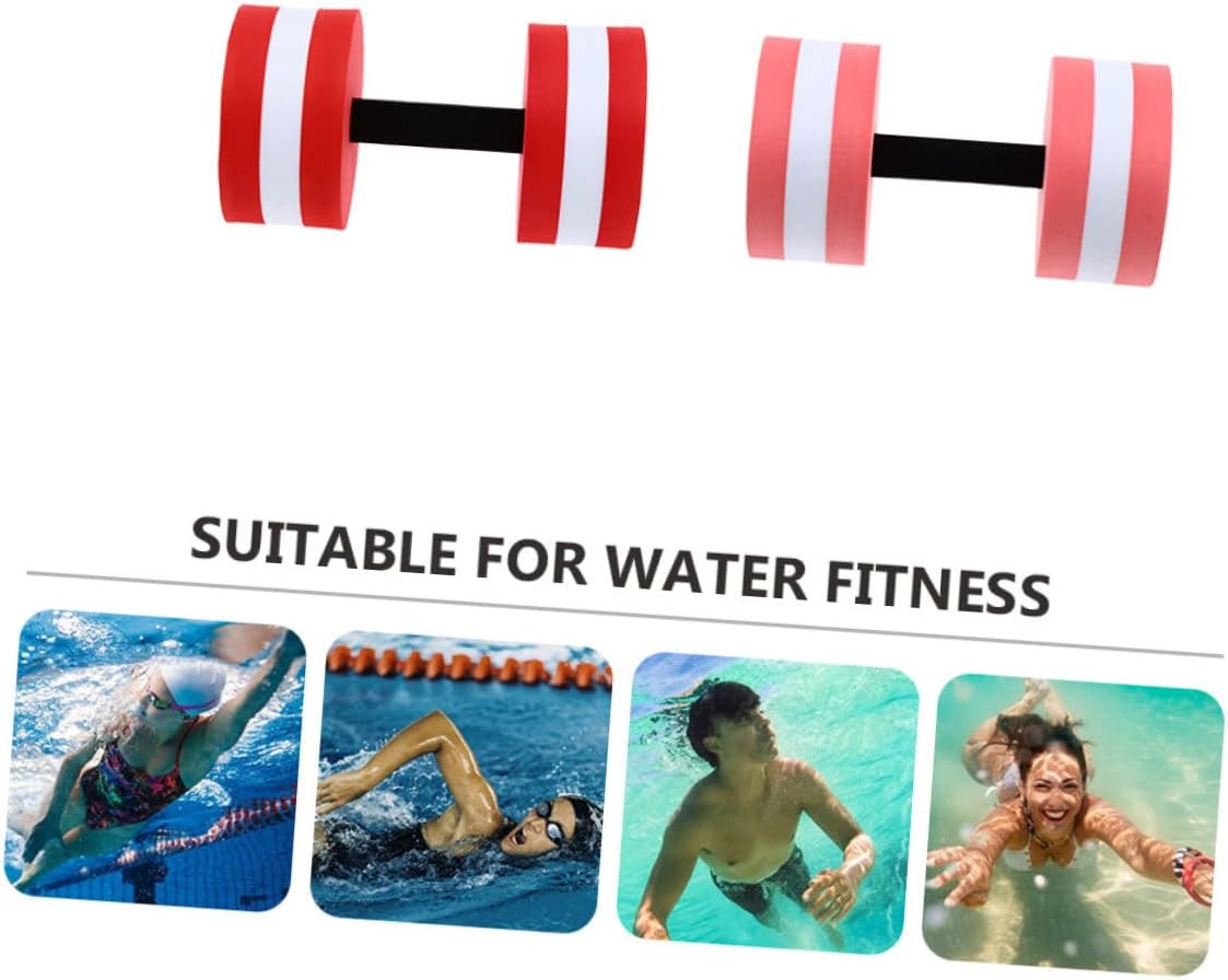 Abaodam 4 mancuernas para ejercicio acuático, mancuernas de piscina, mancuernas de peso, mancuernas y accesorios deportivos para piscina