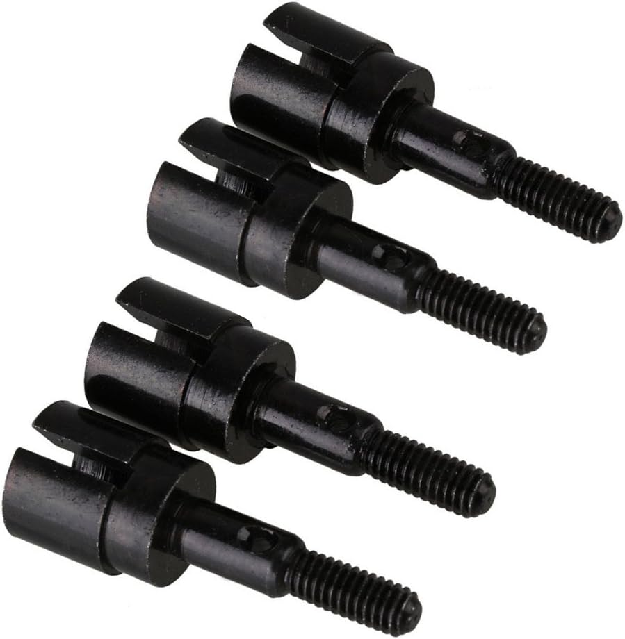 4 piezas Hobbypark 02033 Eje de rueda de metal para escala 110 Redcat HSP Exceed Model Car Spare Parts