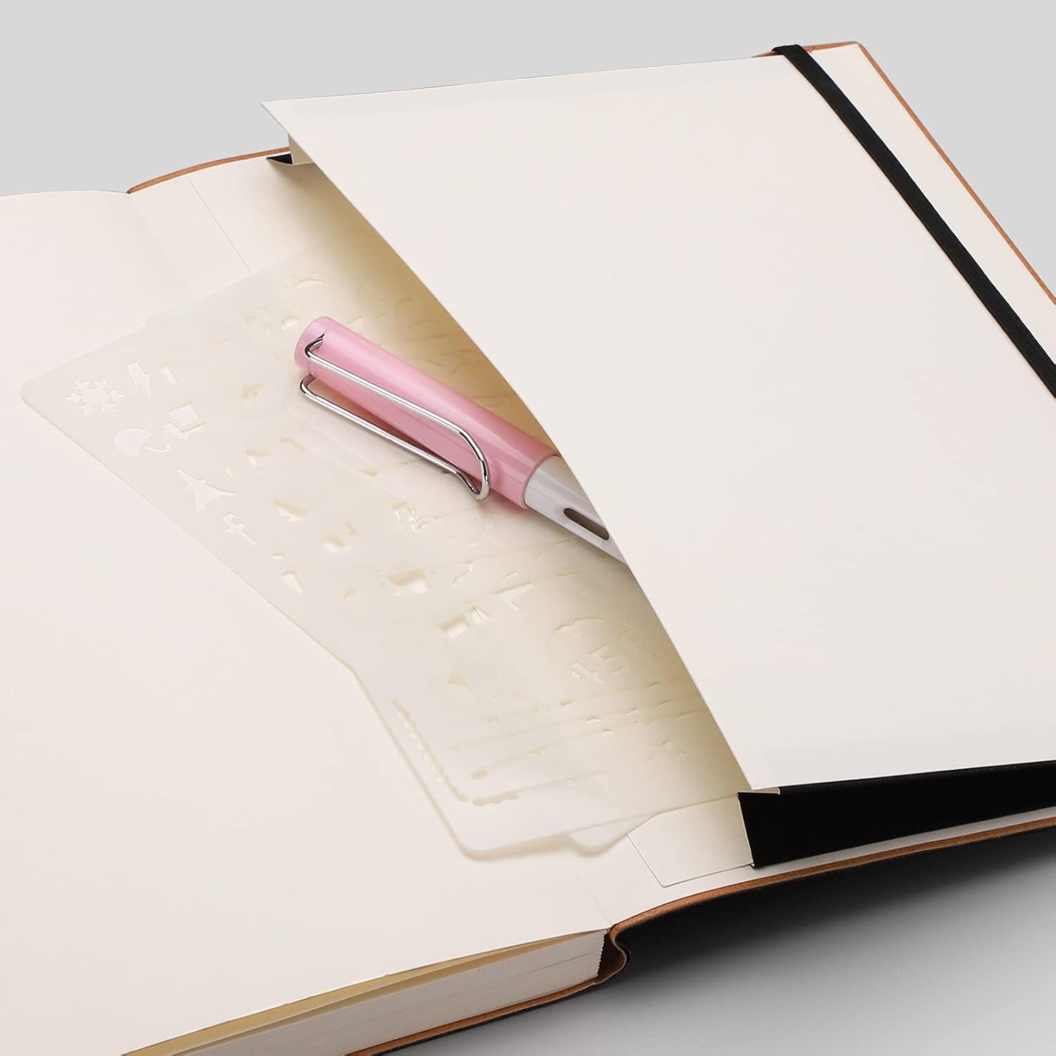 AHGXG Paquete de 2 cuadernos B5 con cuadrícula de puntos (7.6 x 10 pulgadas) con papel grueso de puntos de 4.23 ozm, cubierta de cuero suave, total