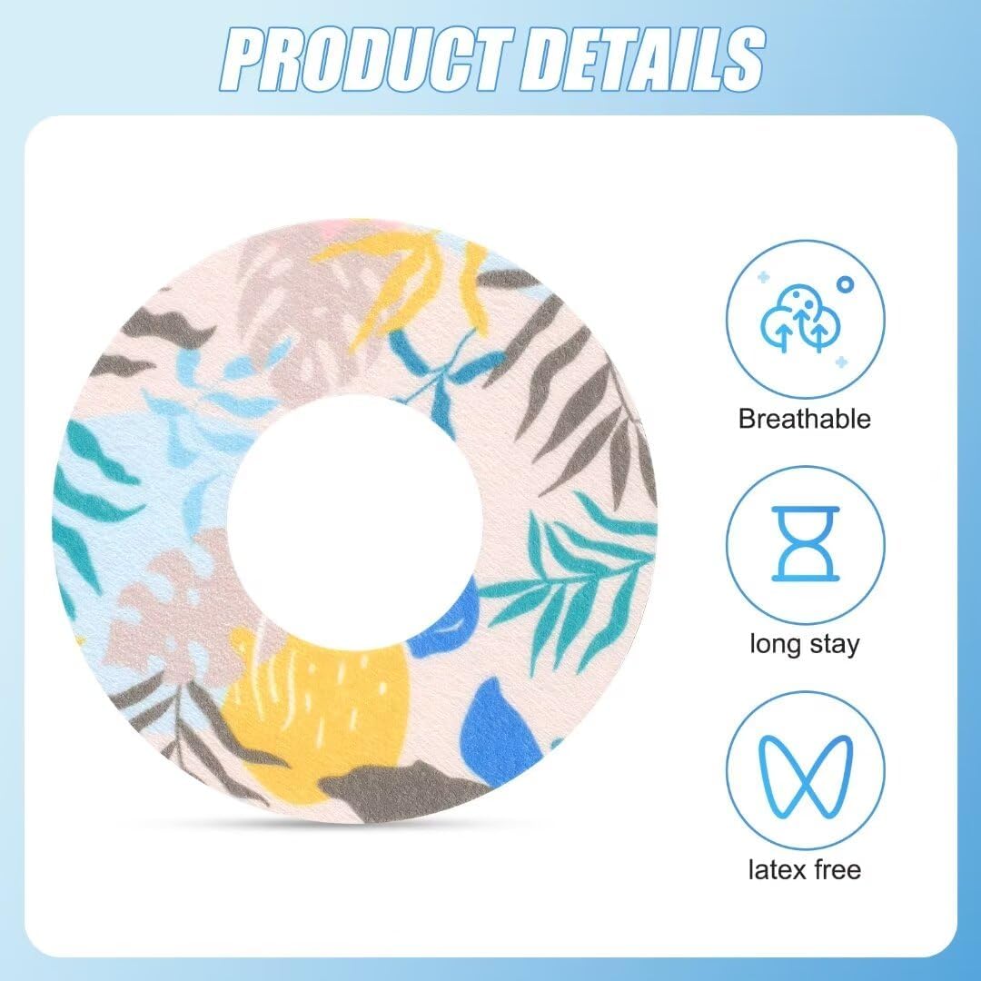 25 piezas de cubiertas de sensor para Libre 2, parches adhesivos impermeables con estampado de mariposas para monitor de azúcar en la sangre, parche