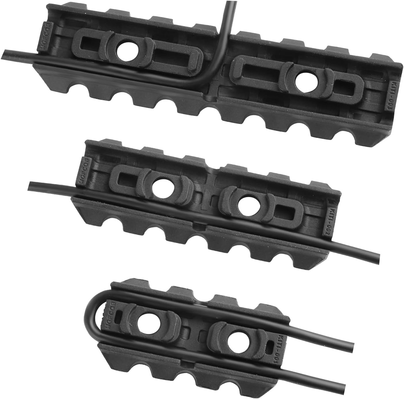ZBULAR Picatinny – Guía de cable para interruptor de presión de riel Picatinny para accesorios compatibles con el sistema M-LOK, sistema de gestión