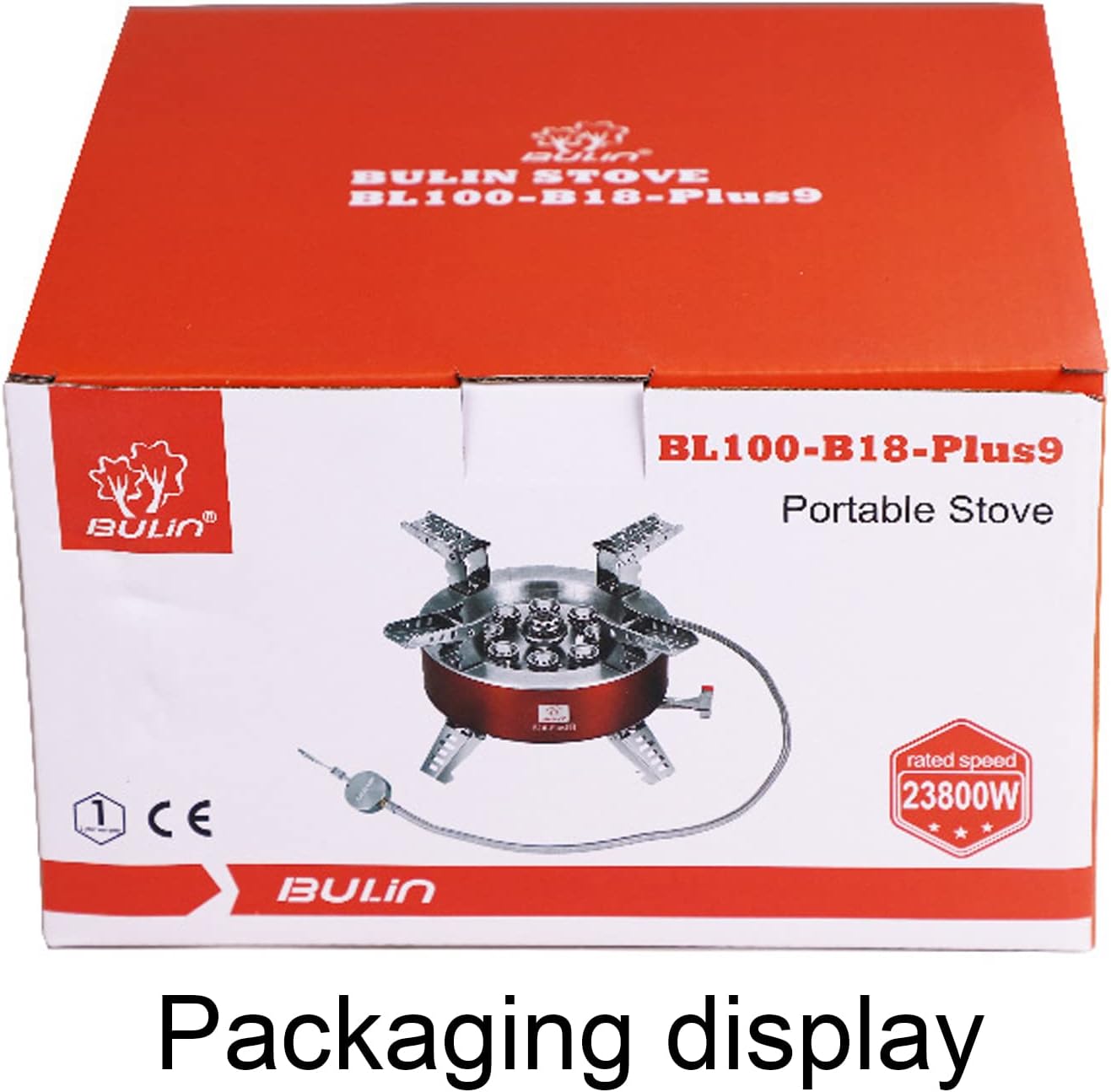 Bulin AirOka B18 Puls 23800W Aleación Portátil Picnic Camping Estufa a prueba de viento Diseño Quemador de cocina de gas con encendido