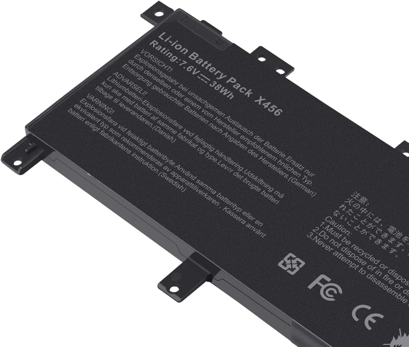 TREE.NB Batería C21N1508 para Asus X456 X456UA X456UA1A X456UA-1A X456UA1B X456UA-1B X456UA1C X456UA-1C X456UA3G X456UA-3G X456UB X4456UB X4456UF X