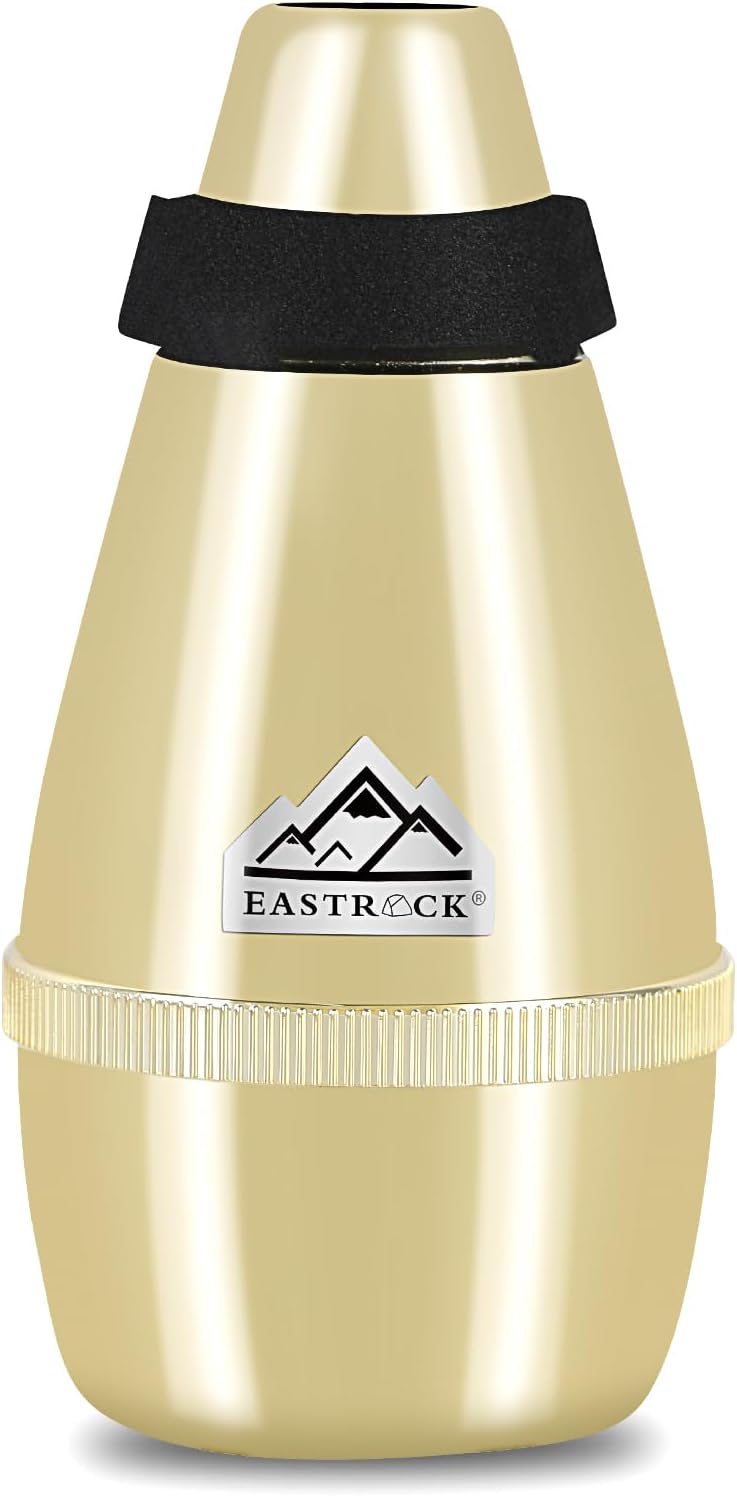 EASTROCK Silencio de trompeta ABS ligero Accesorios para trompeta (dorado)