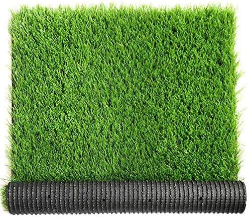 x6.5 – Alfombra de césped artificial sintética gruesa de lujo, realista, perfecta para paisajes interiores y exteriores, 5.5 pies x 6.5 pies (35.75