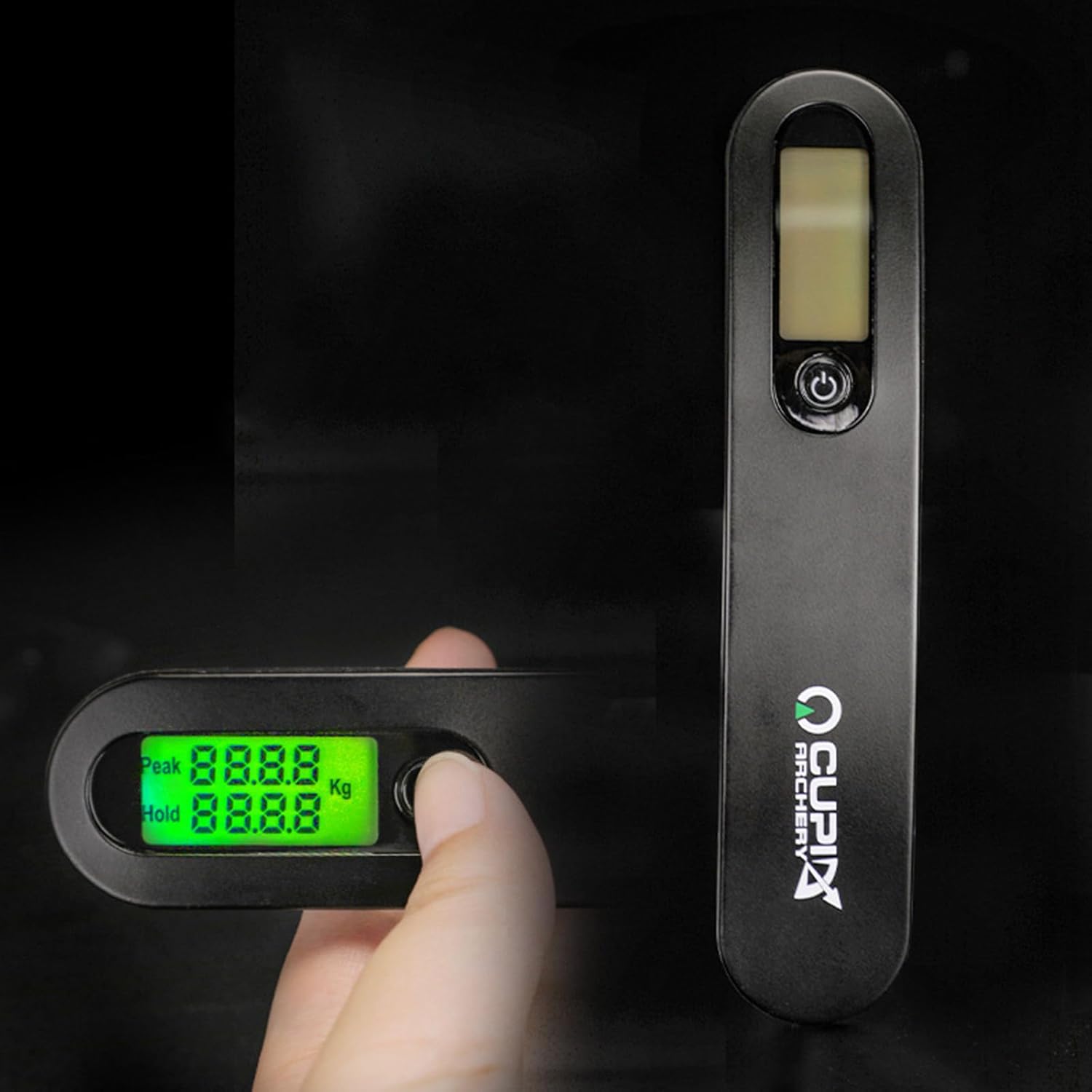 Báscula de equipaje compuesto de caza con pantalla LCD, escala digital de 110 libras, báscula de recursos de tiro con arco digital, báscula de