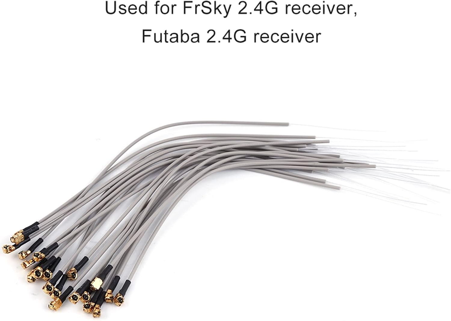 20 unids 2.4G antena 5.9 in ABS largo avión receptor para FrSky Futaba
