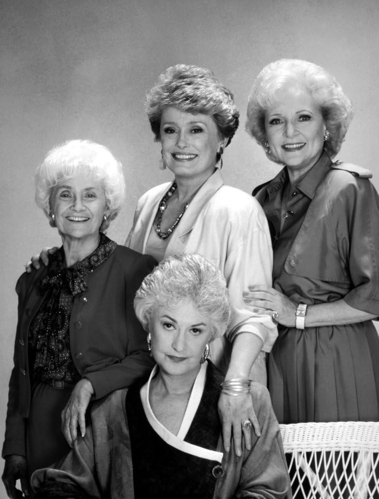 Golden Girls Group – Retrato fotográfico en blanco y negro (8 x 10)