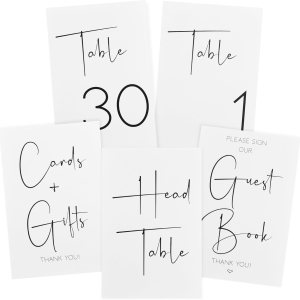 Números de mesa de boda – Número de mesa – Decoraciones de boda para recepción – Números de mesa 1-30 – Números de mesa 4X6 Números de mesa de boda – Número de mesa – Decoraciones de boda para recepción – Números de mesa 1-30 – Números de mesa 4X6