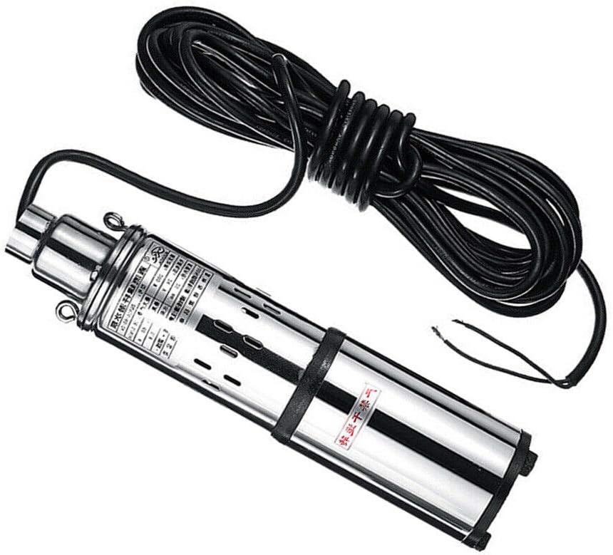 Bomba de agua sumergible solar Bomba sumergible de pozo profundo Bomba de agua solar Impulsor centrífugo de acero inoxidable Motor de cobre puro