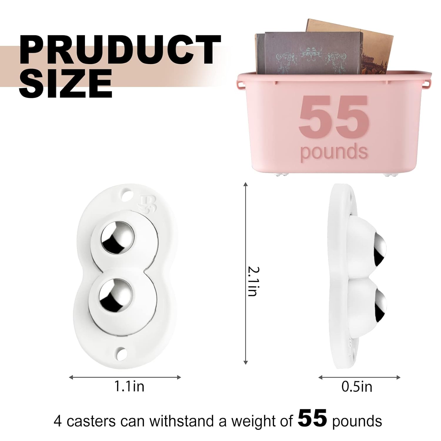Mini ruedas giratorias autoadhesivas, ruedas de 360 grados para electrodomésticos, ruedas de electrodomésticos para electrodomésticos pequeños de