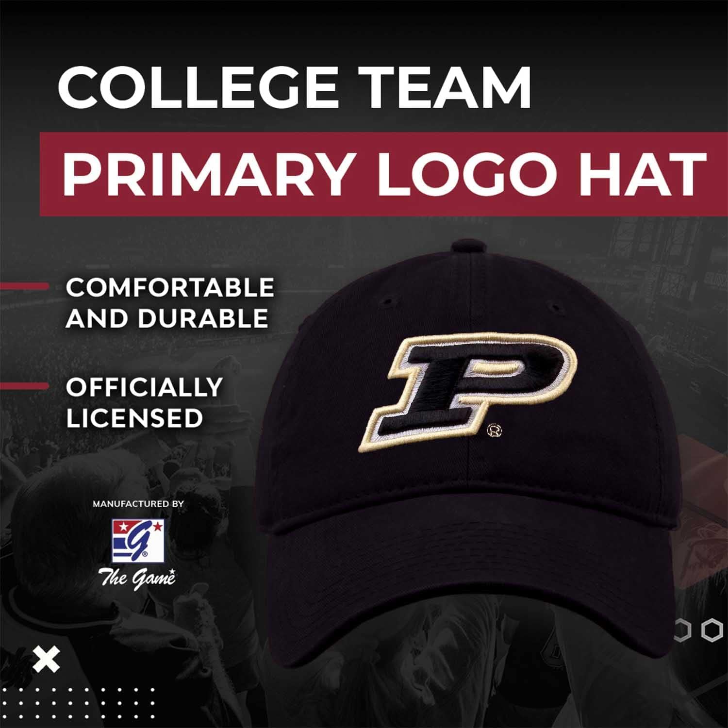 The Game NCAA Adult Relaxed Fit Logo Hat – Embroidered Logo – 100% Cotton – Elevate Your Style and Show Your Team Spirit