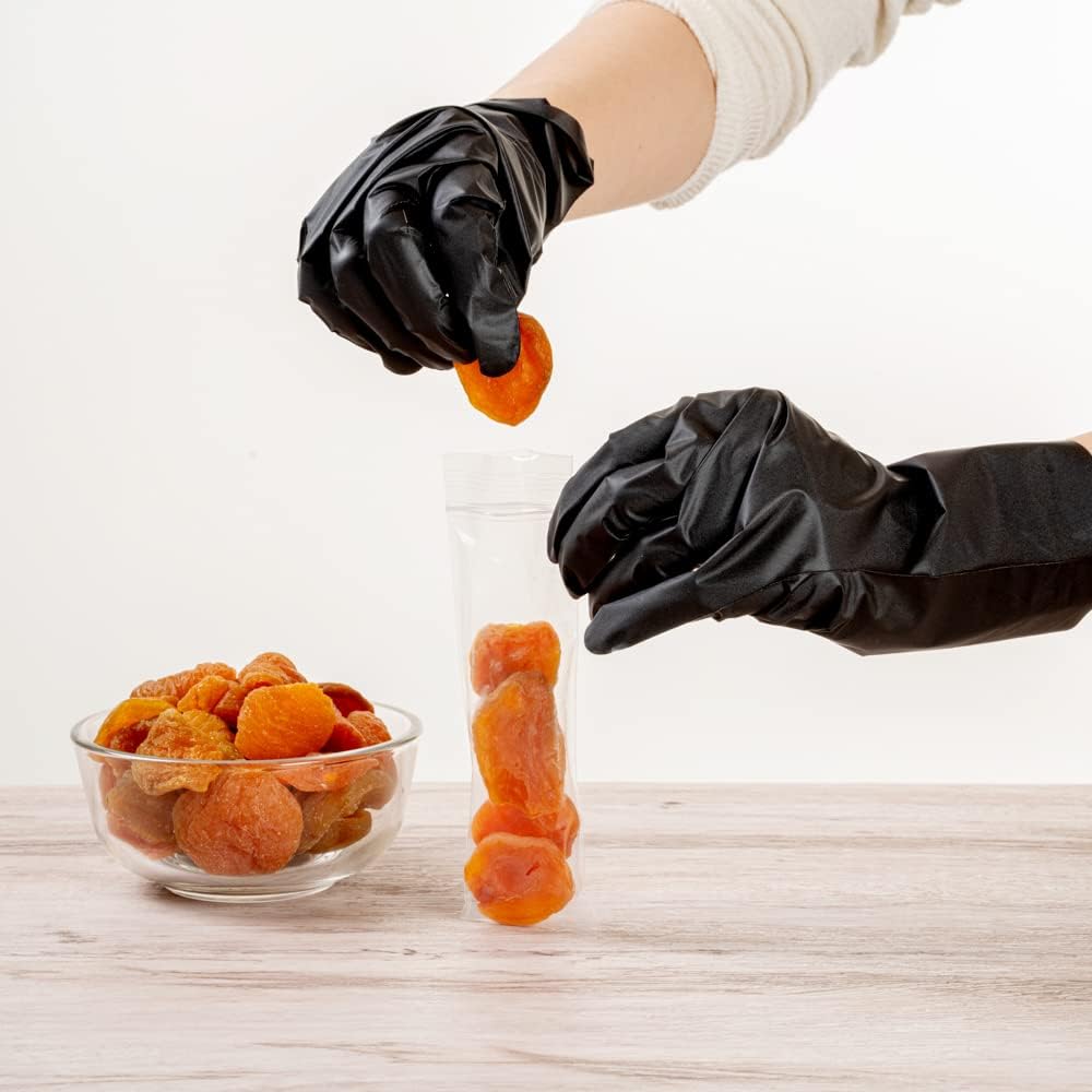 Restaurantware Bag Tek – Bolsas de plástico transparente con cremallera de 5 pulgadas, 100 bolsas resellables con cremallera, congelables, sin BPA,