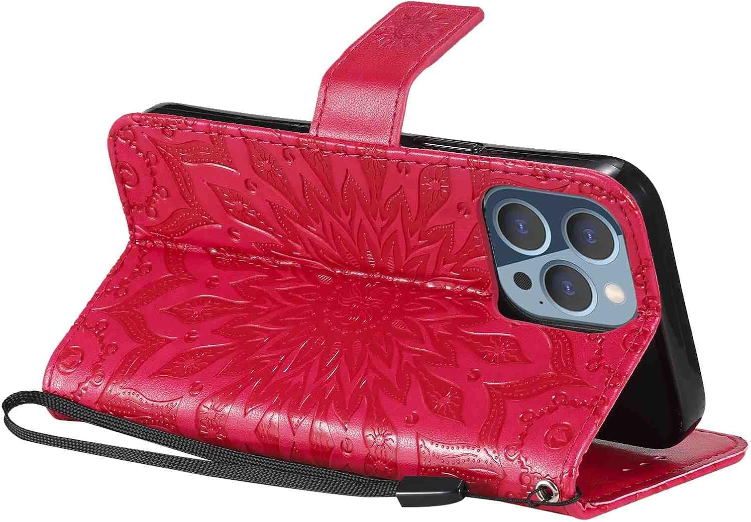 Fansipro Funda tipo cartera para teléfono Samsung Galaxy A32 4G, funda delgada de piel sintética de alta calidad para Galaxy A32 4G, 2 ranuras para