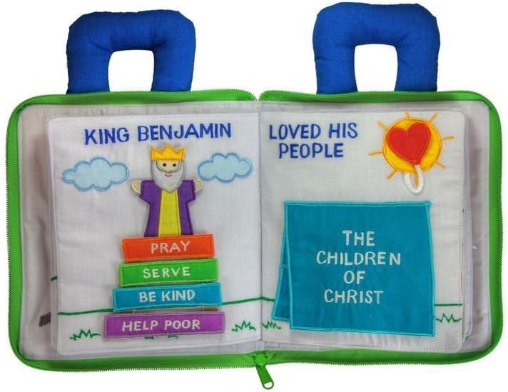 My Book of Mormon Quiet Book LDS Fe Escritura Iglesia de Jesucristo Sacramento, Primaria, Hogar, Actividad Nocturna Libro ocupado por My Growing - Imagen 5