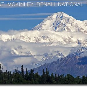 Mount Mckinley Denali National Park, imán para nevera de Alaska, tamaño 2.5″ x 3.5″ Mount Mckinley Denali National Park, imán para nevera de Alaska, tamaño 2.5″ x 3.5″