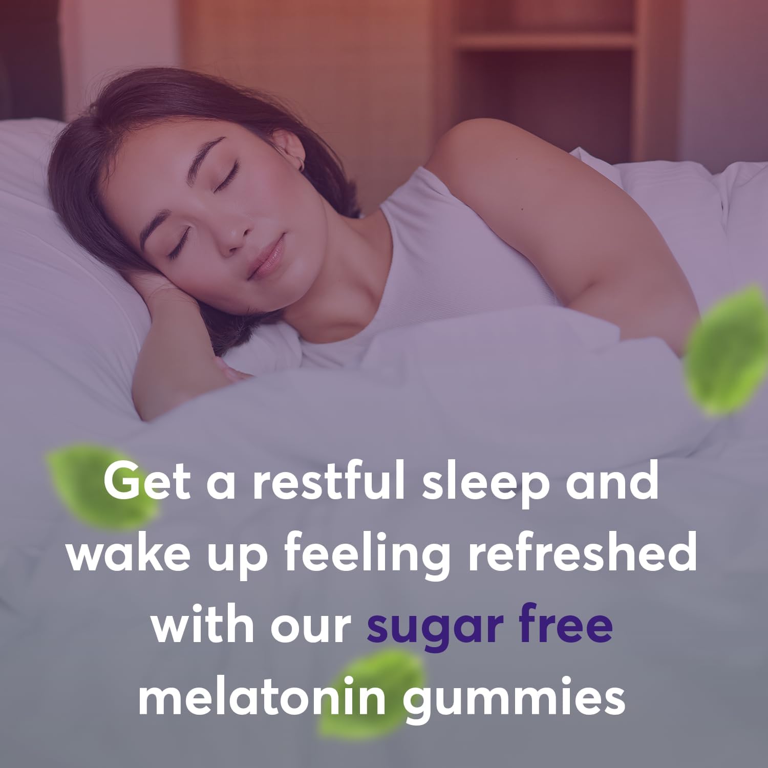 FIOR Gomitas de melatonina sin azúcar, 60 unidades para ayudar a dormir y calmar, gomitas de melatonina para adultos y niños. Gomitas de vitaminas