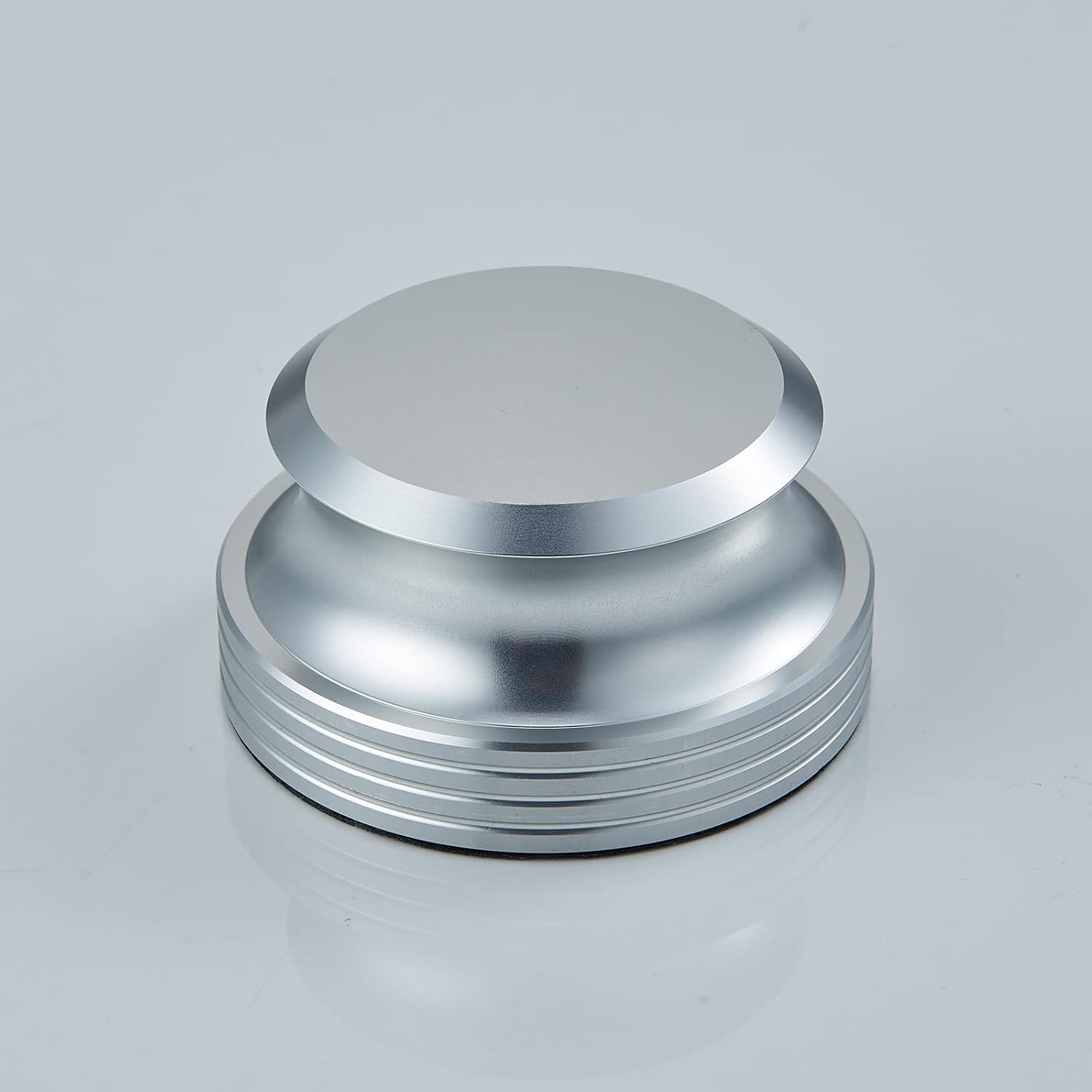 Abrazadera estabilizadora de peso para plato giratorio, abrazadera de registro de aleación de aluminio de alta calidad de 14 onzas para reproductor