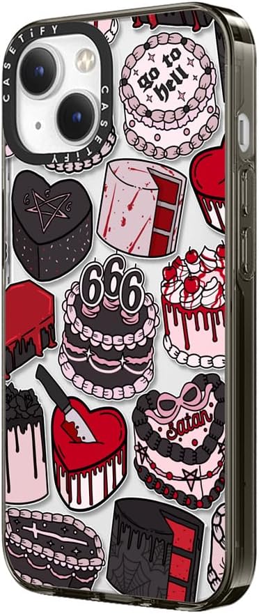 CASETiFY Chiara LB Art – Funda compacta para iPhone 15, 2 veces probada contra caídas de grado militar, protección contra caídas de 4 pies, color