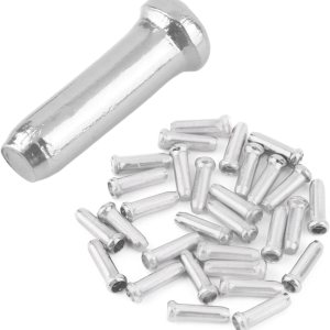 50 piezas tapas de extremo de cable de bicicleta de aleación de aluminio para bicicleta de extremo de cable de bicicleta anti split tapas de cable 50 piezas tapas de extremo de cable de bicicleta de aleación de aluminio para bicicleta de extremo de cable de bicicleta anti split tapas de cable