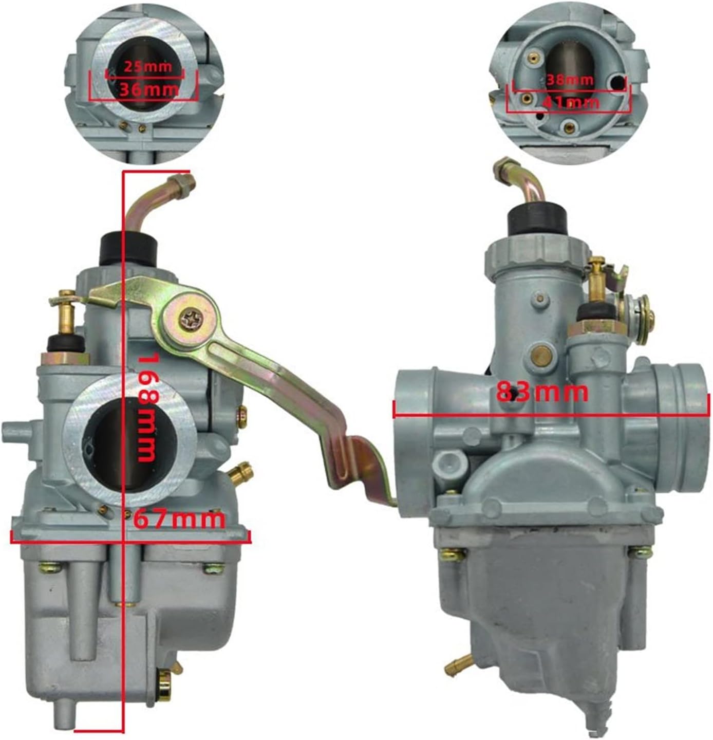 Power Jets – Carburador de carburador de motocicleta para YBR125 para YBR 125 para XTZ125 para 125CC carburador de mano sistema de combustible de