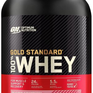Optimum Nutrition (ON) Gold Standard 100% proteína de suero de leche en polvo aislado de fuente primaria, 0.91 onzas de proteína para apoyo muscular Optimum Nutrition (ON) Gold Standard 100% proteína de suero de leche en polvo aislado de fuente primaria, 0.91 onzas de proteína para apoyo muscular