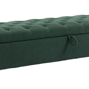 J.C.UP Otomana de almacenamiento de 63 pulgadas, banco de almacenamiento tapizado en el extremo de la cama, otomana acolchada con brazo enrollado J.C.UP Otomana de almacenamiento de 63 pulgadas, banco de almacenamiento tapizado en el extremo de la cama, otomana acolchada con brazo enrollado