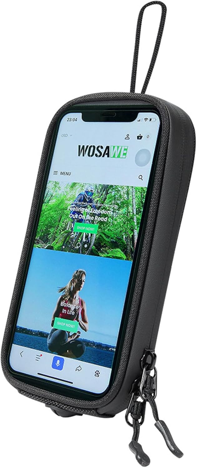 Rehomy – Funda magnética para teléfono de motocicleta, resistente al agua, gasóleo, combustible, bolsa con 7 pantallas táctiles claras